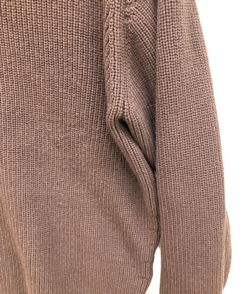 NKNIT（ンニット）NKNIT (エヌニット) スキッパーニット ブラウン サイズ:2の古着・服飾アイテム