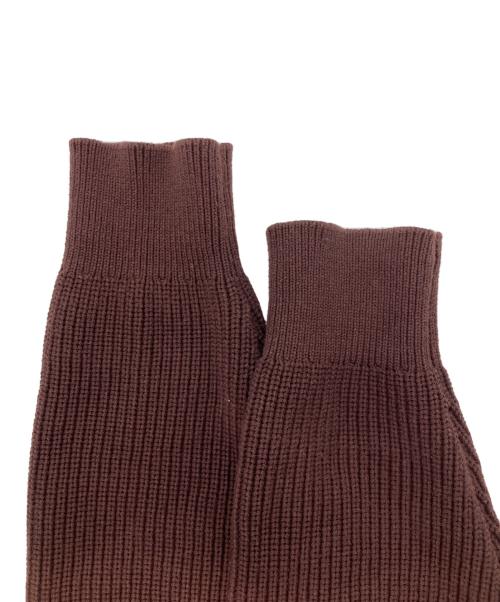 NKNIT（ンニット）NKNIT (エヌニット) スキッパーニット ブラウン サイズ:2の古着・服飾アイテム