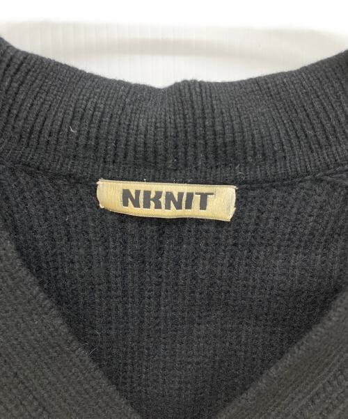 NKNIT（ンニット）NKNIT (エヌニット) スキッパーニット ブラック サイズ:-の古着・服飾アイテム