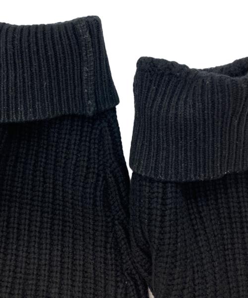 NKNIT（ンニット）NKNIT (エヌニット) スキッパーニット ブラック サイズ:-の古着・服飾アイテム