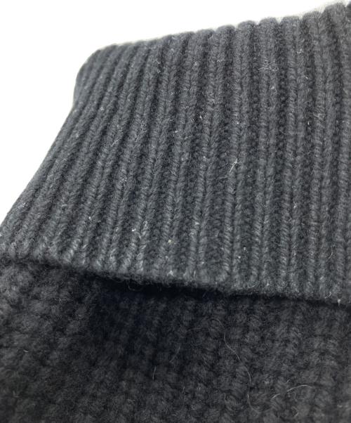 NKNIT（ンニット）NKNIT (エヌニット) スキッパーニット ブラック サイズ:-の古着・服飾アイテム