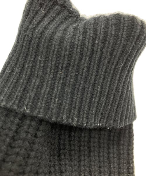 NKNIT（ンニット）NKNIT (エヌニット) スキッパーニット ブラック サイズ:-の古着・服飾アイテム