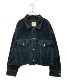 doublet（ダブレット）の古着「CUT OFF FUZZY JACKET」｜ブラック