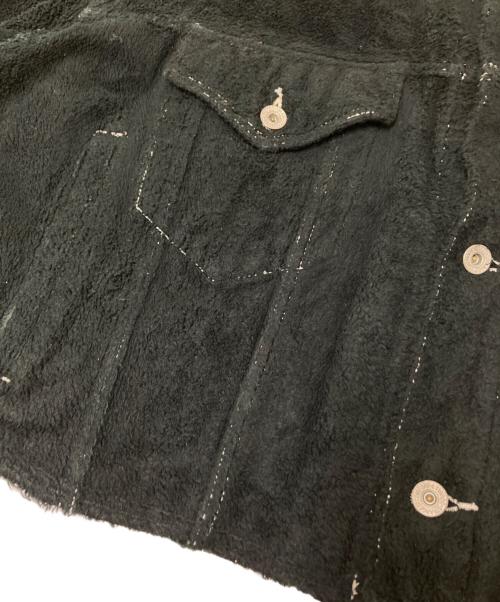 doublet（ダブレット）doublet (ダブレット) CUT OFF FUZZY JACKET ブラック サイズ:SMALLの古着・服飾アイテム