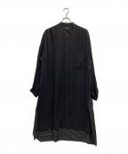 s'yteサイト）の古着「切替ロングシャツ」｜ブラック