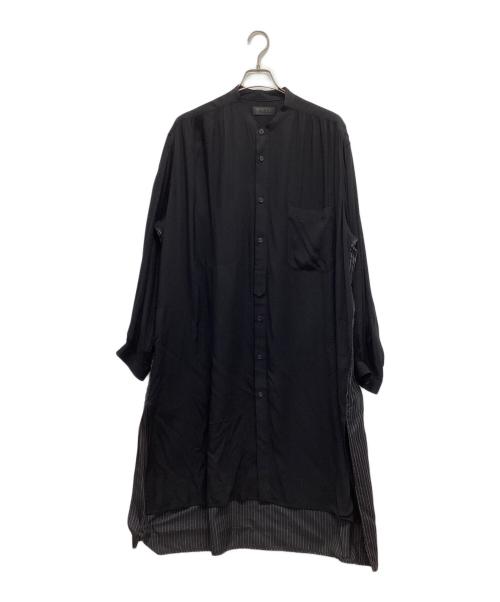 s'yte（サイト）s'yte (サイト) 切替ロングシャツ ブラック サイズ:3の古着・服飾アイテム