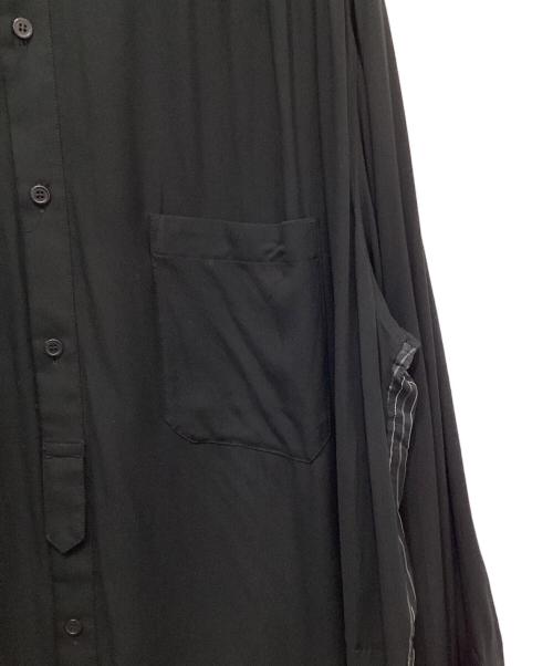 s'yte（サイト）s'yte (サイト) 切替ロングシャツ ブラック サイズ:3の古着・服飾アイテム