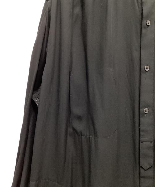 s'yte（サイト）s'yte (サイト) 切替ロングシャツ ブラック サイズ:3の古着・服飾アイテム