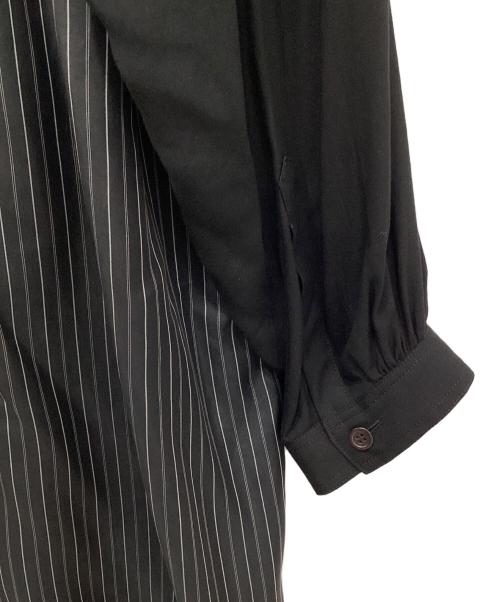 s'yte（サイト）s'yte (サイト) 切替ロングシャツ ブラック サイズ:3の古着・服飾アイテム