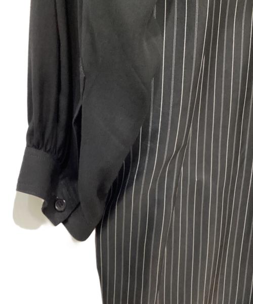 s'yte（サイト）s'yte (サイト) 切替ロングシャツ ブラック サイズ:3の古着・服飾アイテム