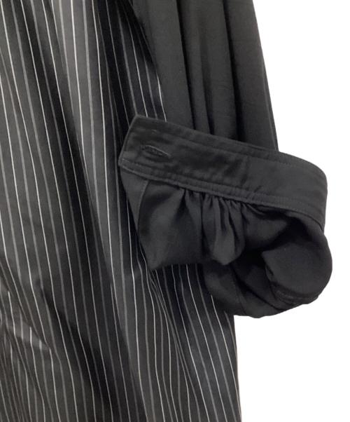 s'yte（サイト）s'yte (サイト) 切替ロングシャツ ブラック サイズ:3の古着・服飾アイテム