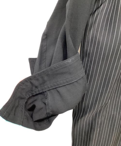 s'yte（サイト）s'yte (サイト) 切替ロングシャツ ブラック サイズ:3の古着・服飾アイテム
