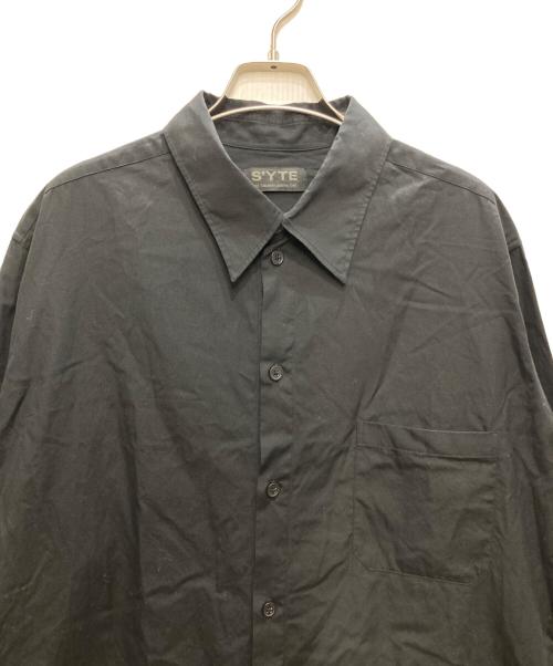 s'yte（サイト）s'yte (サイト) ロングシャツ ブラック サイズ:3の古着・服飾アイテム
