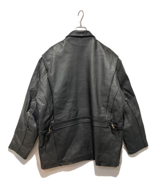 HARLEY-DAVIDSON（ハーレーダビッドソン）HARLEY-DAVIDSON (ハーレーダビッドソン) レザーコート ブラック サイズ:42の古着・服飾アイテム