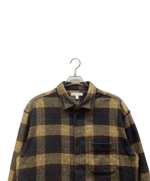 BANANA REPUBLIC（バナナリパブリック）BANANA REPUBLIC (バナナリパブリック) ネルチェックシャツ ブラウン サイズ:XLの古着・服飾アイテム