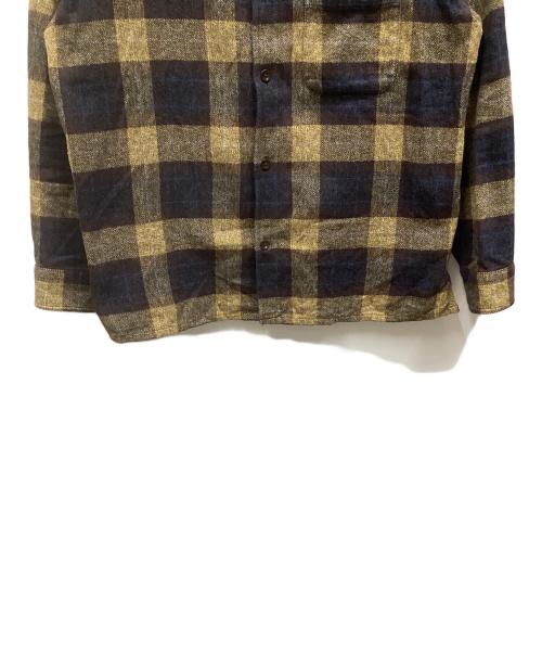 BANANA REPUBLIC（バナナリパブリック）BANANA REPUBLIC (バナナリパブリック) ネルチェックシャツ ブラウン サイズ:XLの古着・服飾アイテム