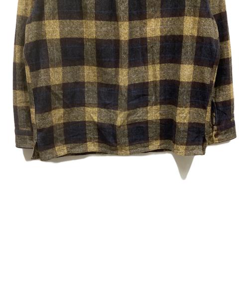 BANANA REPUBLIC（バナナリパブリック）BANANA REPUBLIC (バナナリパブリック) ネルチェックシャツ ブラウン サイズ:XLの古着・服飾アイテム