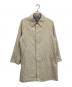 green label relaxing（グリーンレーベルリラクシング）の古着「ナイロンオックス ステンカラーコート」｜ベージュ
