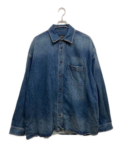 mb（エムビー）mb (エムビー) ヴィンテージデニムシャツジャケット インディゴ サイズ:Lの古着・服飾アイテム