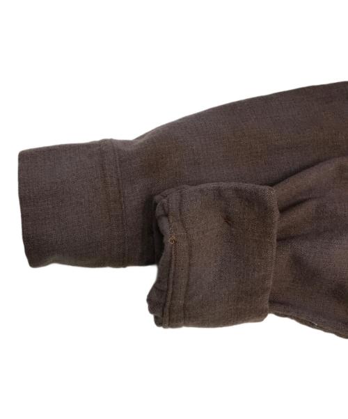 TOWN CRAFT（タウンクラフト）TOWN CRAFT (タウンクラフト) ウールチェックシャツ ブラウン サイズ:Mの古着・服飾アイテム