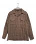 TOWN CRAFT（タウンクラフト）の古着「ウールチェックシャツ」｜ブラウン