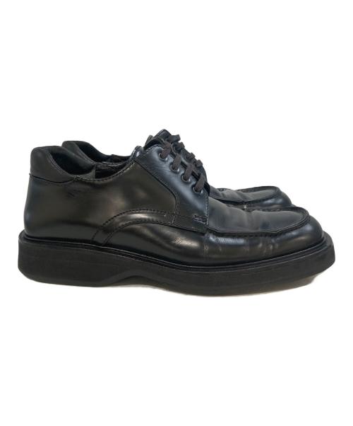 GUCCI（グッチ）GUCCI (グッチ) スクエアトゥシューズ　6043 ブラック サイズ:401/2の古着・服飾アイテム