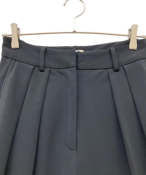 TODAYFUL（トゥデイフル）TODAYFUL (トゥデイフル) Doubletuck Twill Trousers ブラック サイズ:38の古着・服飾アイテム