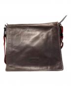 BALLYバリー）の古着「メッセンジャーバッグ」｜ブラウン