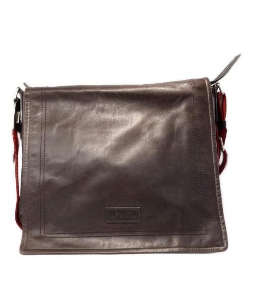 BALLY（バリー）BALLY (バリー) メッセンジャーバッグ ブラウンの古着・服飾アイテム