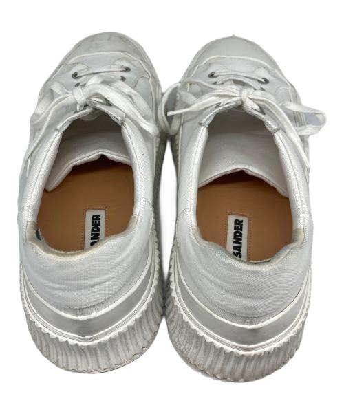 JIL SANDER（ジルサンダー）JIL SANDER (ジルサンダー) ローカットスニーカー ホワイト サイズ:44の古着・服飾アイテム