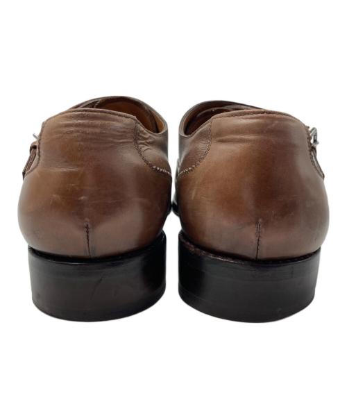 Salvatore Ferragamo（サルヴァトーレ フェラガモ）Salvatore Ferragamo (サルヴァトーレ フェラガモ) モンクストラップシューズ ブラウン サイズ:10 1/2 2Eの古着・服飾アイテム