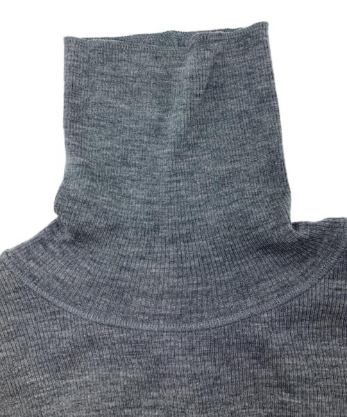 Plage（プラージュ）Plage (プラージュ) wool jersey タートル ニット グレー サイズ:freeの古着・服飾アイテム