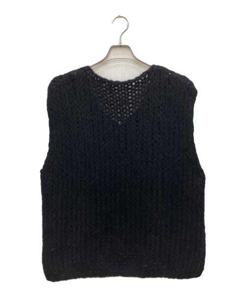 Gypsohila（ジプソフィア）Gypsohila (ジプソフィア) Moco Moco Vest/モコモコ ベスト ブラック サイズ:Fの古着・服飾アイテム