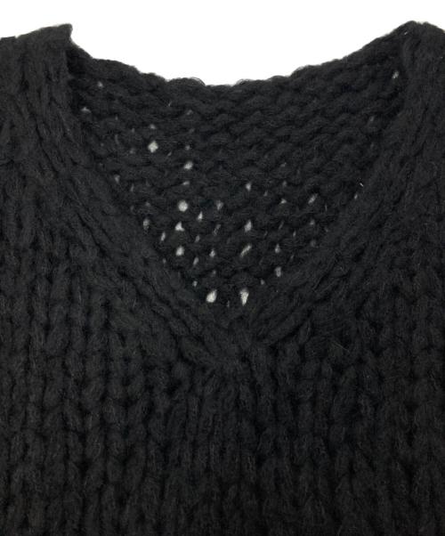 Gypsohila（ジプソフィア）Gypsohila (ジプソフィア) Moco Moco Vest/モコモコ ベスト ブラック サイズ:Fの古着・服飾アイテム