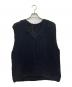 Gypsohila（ジプソフィア）の古着「Moco Moco Vest/モコモコ ベスト」｜ブラック