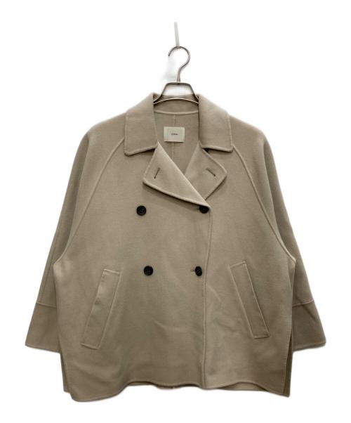 IENA（イエナ）IENA (イエナ) スーパー160ダブルフェイス ショートコート ベージュ サイズ:38の古着・服飾アイテム
