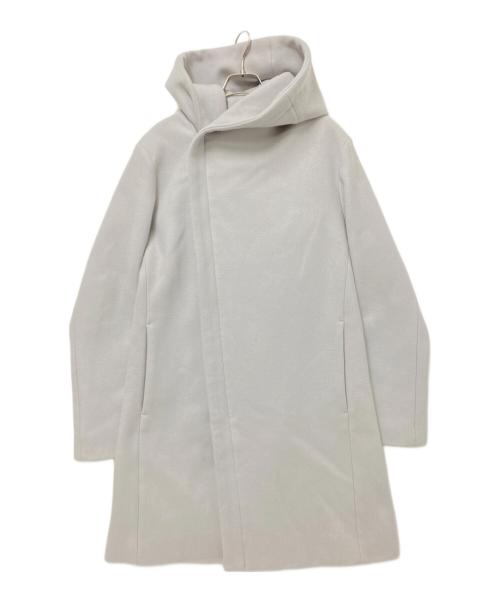 Junhashimoto（ジュンハシモト）Junhashimoto (ジュンハシモト) WRAP COAT ライトグレー サイズ:4の古着・服飾アイテム