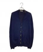 ROBERTO COLLINAロベルトコリーナ）の古着「メリノウールカーディガン」｜ネイビー