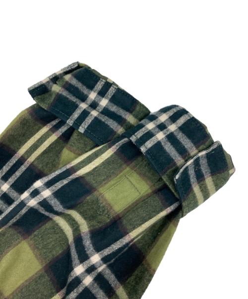 DSQUARED2（ディースクエアード）DSQUARED2 (ディースクエアード) Checked Shirt グリーン×ブラック サイズ:50の古着・服飾アイテム