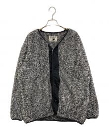 AndFamily（アンドファミリー）の古着「ボアフリースカーディガン」｜ブラック
