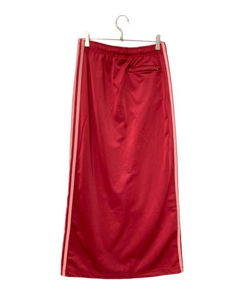 adidas（アディダス）adidas (アディダス) スポーティー マキシスカート レッド サイズ:Lの古着・服飾アイテム