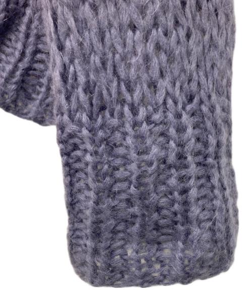 Maiami basic（マイアミベーシック）Maiami basic (マイアミベーシック) Mohair Short Turtleneck Sweater パープル サイズ:Sの古着・服飾アイテム