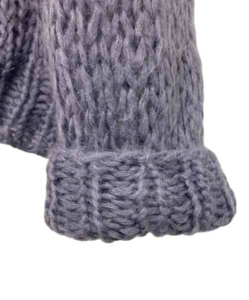 Maiami basic（マイアミベーシック）Maiami basic (マイアミベーシック) Mohair Short Turtleneck Sweater パープル サイズ:Sの古着・服飾アイテム