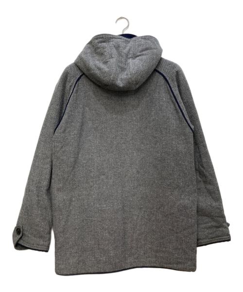 HUNTING WORLD（ハンティングワールド）HUNTING WORLD (ハンティングワールド) ヘリンボーン中綿コート グレー サイズ:52の古着・服飾アイテム