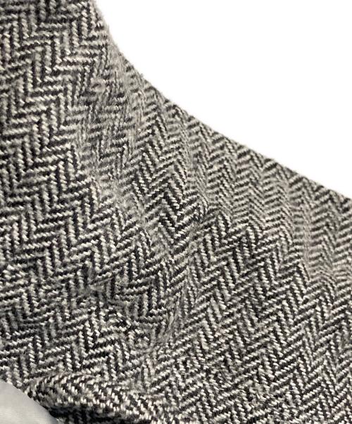 HUNTING WORLD（ハンティングワールド）HUNTING WORLD (ハンティングワールド) ヘリンボーン中綿コート グレー サイズ:52の古着・服飾アイテム