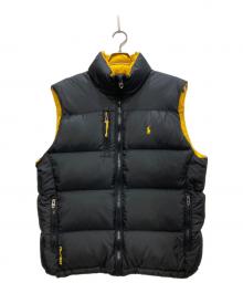 POLO RALPH LAUREN（ポロ・ラルフローレン）の古着「ダウンベスト」｜ブラック