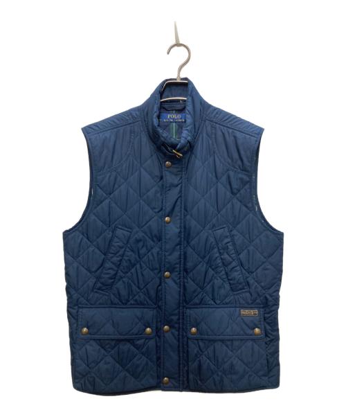 POLO RALPH LAUREN（ポロ・ラルフローレン）POLO RALPH LAUREN (ポロ・ラルフローレン) キルティングベスト ネイビー サイズ:Ｍの古着・服飾アイテム