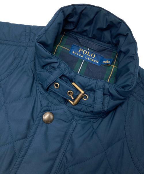 POLO RALPH LAUREN（ポロ・ラルフローレン）POLO RALPH LAUREN (ポロ・ラルフローレン) キルティングベスト ネイビー サイズ:Ｍの古着・服飾アイテム