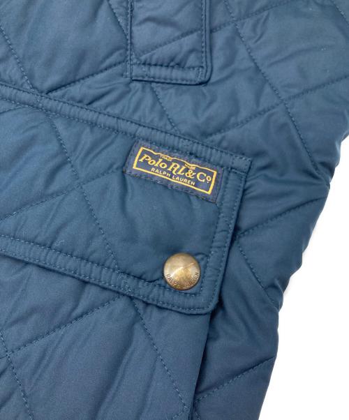POLO RALPH LAUREN（ポロ・ラルフローレン）POLO RALPH LAUREN (ポロ・ラルフローレン) キルティングベスト ネイビー サイズ:Ｍの古着・服飾アイテム
