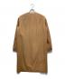 23区 (ニジュウサンク) ウールカシミヤビーバーノーカラーコート キャメル サイズ:40：9000円